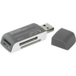 Универсальный картридер Defender Ultra Swift USB 2.0, 4 слота 83260 (артикул 16125397) – фото 1