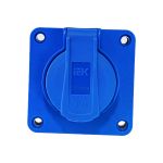 Панельная розетка IEK MAGNUM SCHUKO РП17-3, с увеличенным фланцем, IP54 PSN71-016-3-4-54-K07 (артикул 16523563) – фото 1