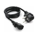 Кабель питания Cablexpert Schuko- C13, 3x1кв.мм, черный, с заземлением, пакет 1м PC-186-1-1M (артикул 19968856) – фото 1
