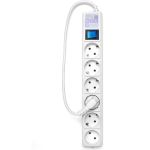 Фильтр-удлинитель Power Cube PC 0,5м 6р, бел. 16А/3,5кВт SPG(5+1)-16B-0,5М (артикул 15888994) – фото 1