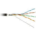 Кабель Hyperline FUTP4-C5E-S24-OUT-PE-BK-500 500 м витая пара, экранированная F/UTP, категория 5e 49110 (артикул 16522871) – фото 1