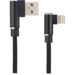 Кабель для iPhone PERFEO USB - 8 PIN Lightning угловой черный длина 1 м. бокс I4315 30&nbsp;013&nbsp;263 (артикул 16088743) – фото 1