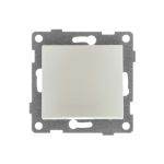 Механизм выключателя GUSI ELECTRIC 1кл., СУ, 10А, 250В, жемчуг С10В1-028 (артикул 17162953) – фото 1