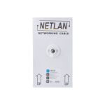 Кабель NETLAN F/UTP 4 пары, категория 5e, внутренний, PVC, серый, 305м EC-UF004-5E-PVC-GY (артикул 16198222) – фото 1