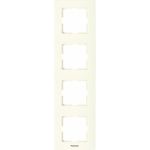 Рамка Panasonic Karre Plus 54813 4м вертикальная крем WKTF0814-2BG-RES (артикул 16154494) – фото 1