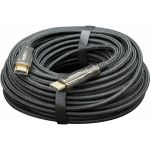 Активный оптический HDMIv2.0 кабель Cablexpert 50м 19M/19M AOC Premium S позолоченные разъемы экран CCBP-HDMI-AOC-50M (артикул 19561584) – фото 1