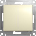 Механизм выключателя Schneider Electric 2-кл. GLOSSA беж. SchE GSL000251 (артикул 15425496) – фото 1