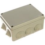 Распаячная коробка с крышкой ОП 150х110х70мм, IP55, 10 гермовводов TDM SQ1401-1242 (артикул 15516422) – фото 1