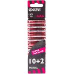 Алкалиновые элементы питания ФАZА LR03 Super Alkaline SBL-10+2 2854612 (артикул 16091947) – фото 1