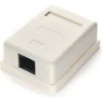 Розетка Cablexpert NA212 RJ-45 кат.5e внешняя 1 порт, 110&amp;Krone NA212 (артикул 15933110) – фото 1