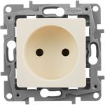 Механизм розетки Legrand 1-м СП Etika 2К 16 А без заземления винтовые зажимы слоновая кость Leg 672320 (артикул 16120044) – фото 1