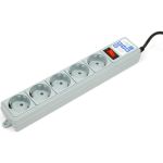 Сетевой фильтр 3м 5роз серый Power Cube SPG-B-10 (артикул 15548618) – фото 1