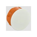 Распаячная коробка IEK КМ41007 для твердых стен d80x40 с крышкой UKT11-080-040-000 (артикул 16528525) – фото 1