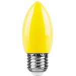 Светодиодная лампа FERON 1W 230V E27 желтый, LB-376 25927 (артикул 15928878) – фото 1