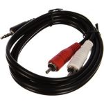 Кабель PERFEO Jack 3.5 мм вилка - 2xRCA вилка, длина 1 м. J2001 30&nbsp;003&nbsp;883 (артикул 16088826) – фото 1