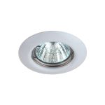 Штампованный светильник ЭРА ST3 WH MR16,12V/220V, 50W белый C0043801 (артикул 15981170) – фото 1