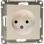 Механизм розетки Schneider Electric 1-м СП ATLAS DESIGN без заземления, 16А, жемчуг ATN000441 1240282 (артикул 15846228) – фото 1