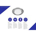 Точечный светильник Luminarte, DJ02CH-DL50GX53 (артикул 15935301) – фото 1