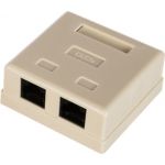 Розетка Cablexpert NA214 RJ-45 кат.5e внешняя 2 порта, 110&amp;Krone NA214 (артикул 15933112) – фото 1