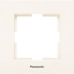 Рамка Panasonic Karre Plus 54822 1м крем WKTF0801-2BG-RES (артикул 16154648) – фото 1