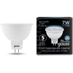 Лампа LED MR16 GU5.3 7W 4100K Gauss 101505207 (артикул 15629448) – фото 1