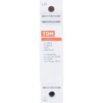 Ограничитель импульсных напряжений TDM ОИН1 1Р 5kA 230B 12.5kA SQ0201-0014 (артикул 15498193) – фото 1