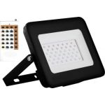 Светодиодный прожектор FERON, 2835 SMD, 50W RGB AC220V50Hz IP65, черный, LL-613 29703 (артикул 15928495) – фото 1