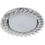 Светильник под лампу Gx53 ЭРА DK86 CH/WH 220V,13W, хром/прозрачный Б0020576 (артикул 15981769) – фото 1