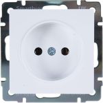 Розетка Smartbuy без заземления 10А белая Нептун SBE-05w-16-S1-N (артикул 16052324) – фото 1