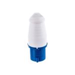 Кабельная вилка EKF 16А 2Р+Е IP44 переносная 220В ps-013-16-220 (артикул 15913128) – фото 1