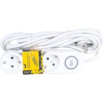Удлинитель IEK У03В 3 места 2P+PE/3м 3х1,5мм2 16А/250В UNO WYP53-16-03-03-ZK (артикул 16523853) – фото 1
