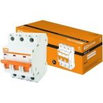 Автоматический выключатель TDM ВА47-29 3Р 4А 4.5кА D SQ0206-0167 (артикул 15498685) – фото 1