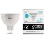 Лампа GAUSS Elementary MR16 11W 850lm 4100K GU5.3 LED 1/10/100 13521 (артикул 16856737) – фото 1