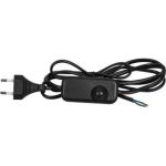 Сетевой шнур с диммером FERON 230V 1,5+0,5м, черный, DM103-200W 23059 (артикул 15928703) – фото 1