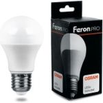 Светодиодная лампа FERON PRO LB-1020 Шар E27 20W 2700K 38041 (артикул 16233700) – фото 1