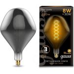 Лампа Gauss LED Vintage Filament Flexible SD160 8W E27 160x270mm Gray 2400K 1/6 163802008 (артикул 16313765) – фото 1