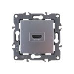 Розетка ЭРА 12-3114-03 HDMI, IP20, 12, алюминий Б0027483 (артикул 15981801) – фото 1