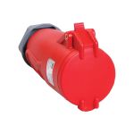 Переносная розетка IEK ССИ-214, 16А-6ч/380-415В, 3Р+РЕ, IP44, MAGNUM PSN22-016-4 (артикул 16306382) – фото 1
