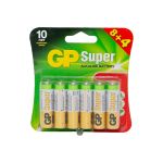 Алкалиновые батарейки GP Super Alkaline 15А АA - 8+4 шт. 15A8/4-2CR12 (артикул 16036107) – фото 1