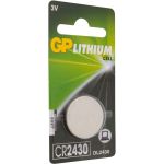 Литиевая дисковая батарейка GP Lithium CR2430 - 1 шт. в блистере. CR2430-8C1 (артикул 15920389) – фото 1