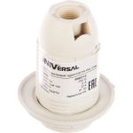 Патрон Е14 люстровый термопластик 2А 250В c этикеткой UNIVersal 5560713 (артикул 15529643) – фото 1