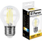 Светодиодная лампа FERON 5W 230V E27 2700K, LB-61 25581 (артикул 15928854) – фото 1