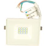 Светодиодный прожектор 2835 SMD 10W 6400K IP65 AC220V/50Hz, белый с матовым стеклом 108*115*26мм FERON LL-918 29491 (артикул 15643614) – фото 1