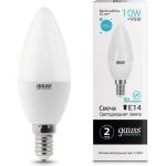 Лампа Gauss LED Elementary Свеча 10W E14 920lm 4100K 33120 (артикул 15869331) – фото 1