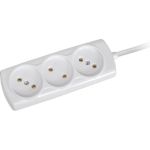 Удлинитель КОСМОС 6А 3 гнезда ПВС 2х0,75 5м Р16-010 Россия YKsm5m-3g(6A)S (артикул 16646432) – фото 1