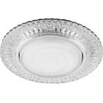 Светильник с подсветкой FERON 20LED 2835 4000K, 15W GX53, без лампы, прозрачный, хром, CD4022 29475 (артикул 16006306) – фото 1