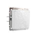 Влагозащищенная розетка WERKEL W1271201 с заземлением, с защитной крышкой и шторками a052021 (артикул 16602812) – фото 1
