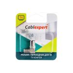 Переходник Cablexpert, F/TV, 90 градусов, блистер, APL-FTVF-02 (артикул 16206406) – фото 1