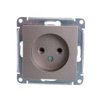 Механизм розетки Schneider Electric 1-м СП ATLAS DESIGN без заземления, 16А, шампань ATN000541 1240325 (артикул 15846230) – фото 1