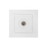 Антенная розетка GUSI ELECTRIC Bravo одинарная, СУ, белый С10А1-001-СБ (артикул 16032686) – фото 1